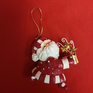 Ceramic Santa Claus Christmas Ornament